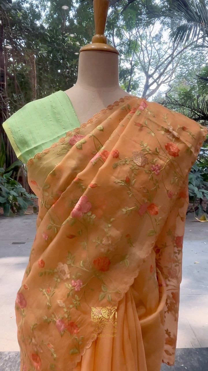 Pure Organza saree - Studio Thari